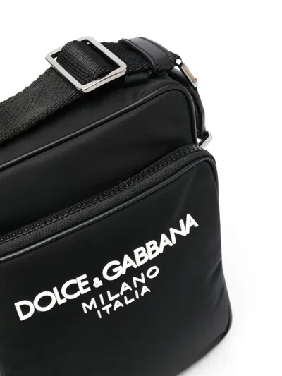 Dolce & Gabbana Dolce&gabbana Blue Messenger Bag In Nylon
