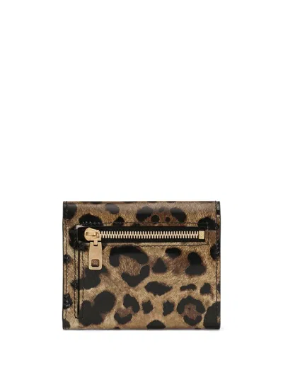 Dolce & Gabbana Leopard-print Bi-fold Wallet