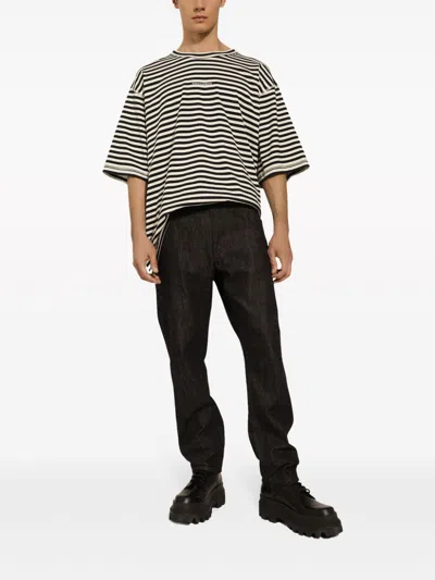 Dolce & Gabbana Striped Short-sleeved T-shirt