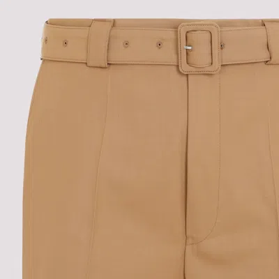 Dries Van Noten Belted Straight-leg Wool-blend Pants