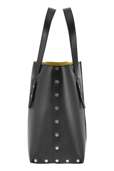 Shop Fabiana Filippi Leather And Studded Tote Bag
