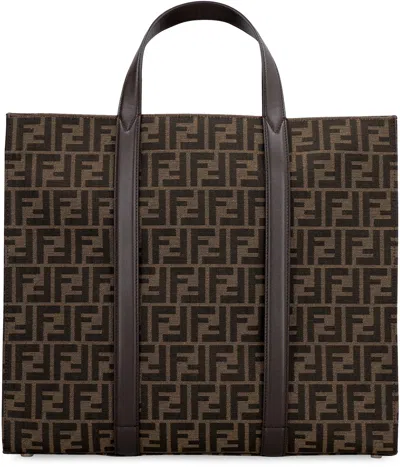 Fendi Recycled Ff Jacquard Fabric Tote Bag