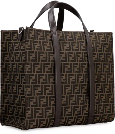Fendi Recycled Ff Jacquard Fabric Tote Bag