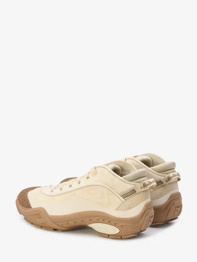 Fendi Sneaker Mid Top Con Lacci E Loop Sul Tallone