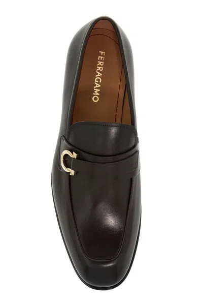 Ferragamo Man Loafers Dark Brown Size 8 Calfskin