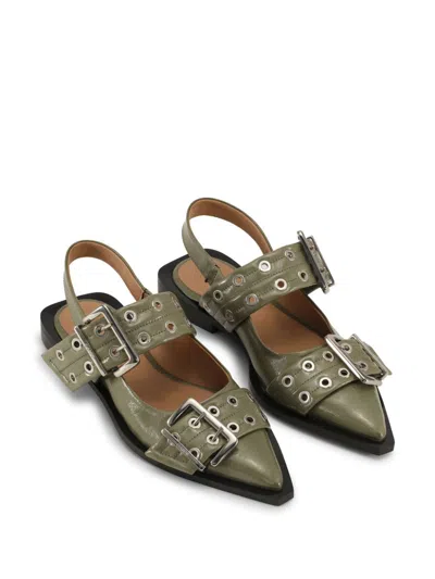 Ganni Ballerina With Buckle