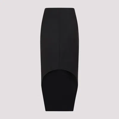 Givenchy Asymmetric Skirt In Wool And Mohair