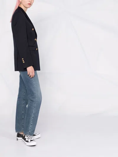 Shop Golden Goose Blazer Diva Double-breasted