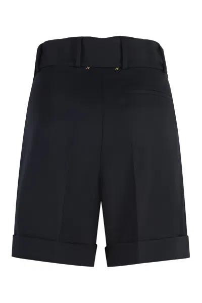 Golden Goose Belted Virgin Wool-blend Shorts