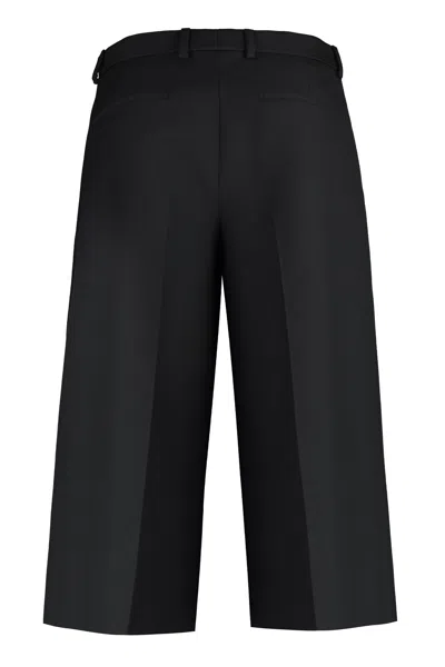 Gucci Men's Wool Silk Cropped Pant