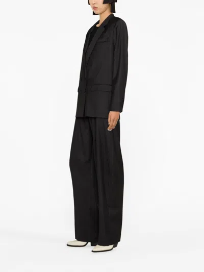 Isabel Marant Manelle Virgin Wool Double-breasted Blazer