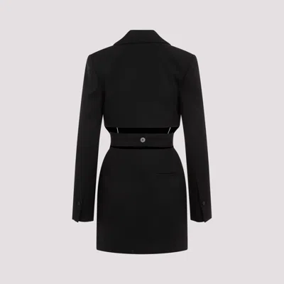 Jacquemus 'la Robe Bari' Black Single-breasted Jacket With Cut-out