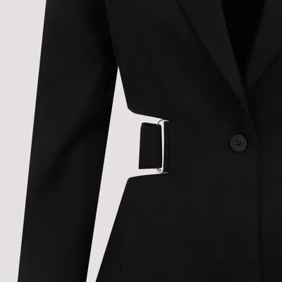 Jacquemus 'la Robe Bari' Black Single-breasted Jacket With Cut-out