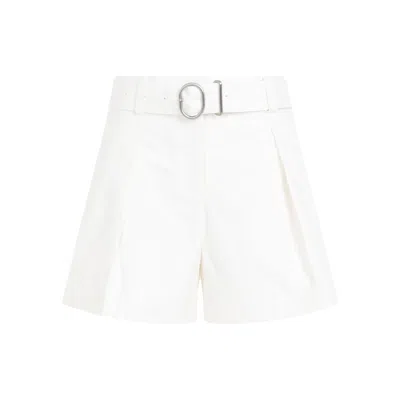 Jil Sander Flared Buckle Belt Shorts