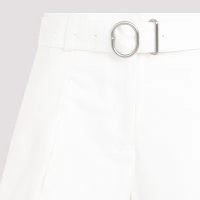 Jil Sander Flared Buckle Belt Shorts