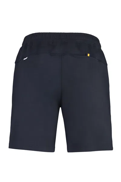 K-way Cotton Bermuda Shorts With Elastic Waistband
