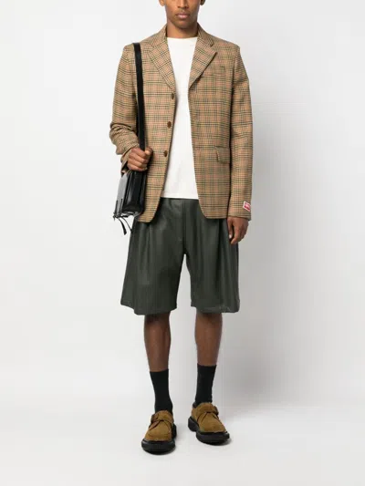Kenzo Checked Single-breasted Blazer