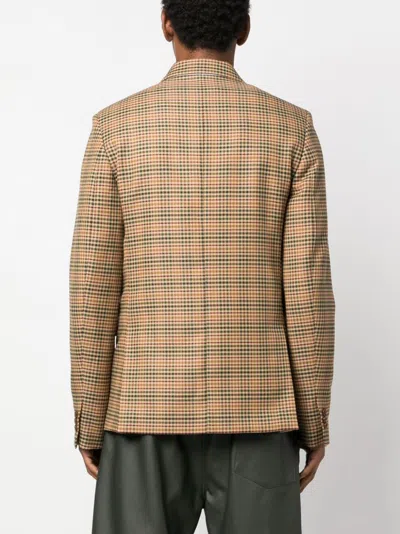 Kenzo Checked Single-breasted Blazer