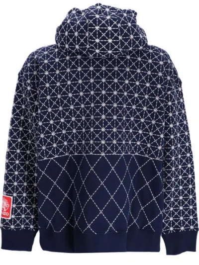 Kenzo Sashiko Stitch Cotton Hoodie