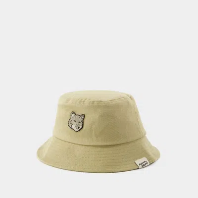 Maison Kitsuné Bold Fox Head Bucket Hat