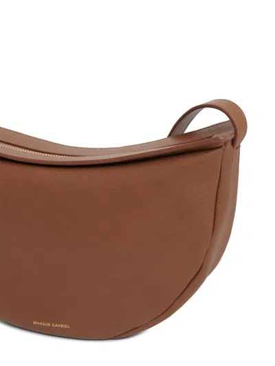 Mansur Gavriel Moon Sling Leather Crossbody Bag