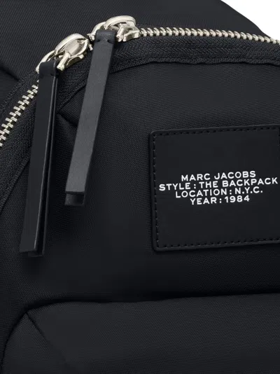 Marc Jacobs The Biker Nylon Medium Backpack Bags In Black