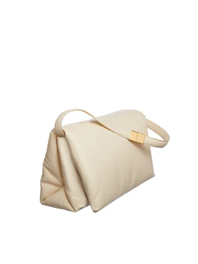 Marni Elegant White Leather Shoulder Bag For Women
