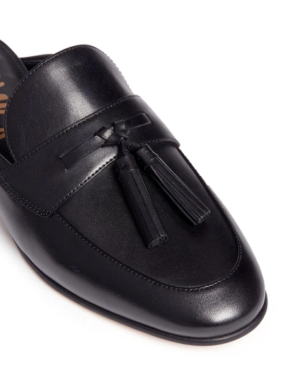 Shop Sam Edelman Paris' Tassel Leather Slide Loafers