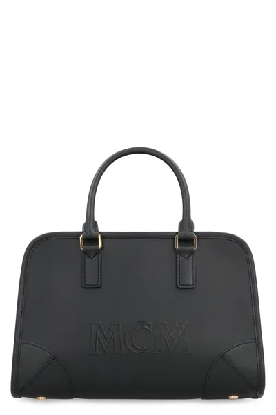 Mcm Women's Aren Boston Leather Handbag