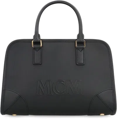 Mcm Women's Aren Boston Leather Handbag