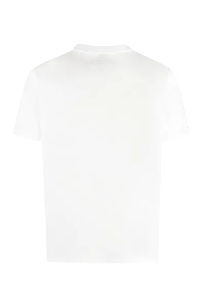 Mcm Essential Logo Print T-shirt In Organic Cotton