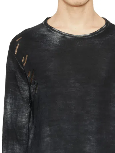 Md75 Maglia Spruzzata In Lana