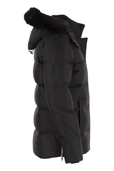 Moose Knuckles Cloud 3q Hooded Techno Fabric Down Jacket