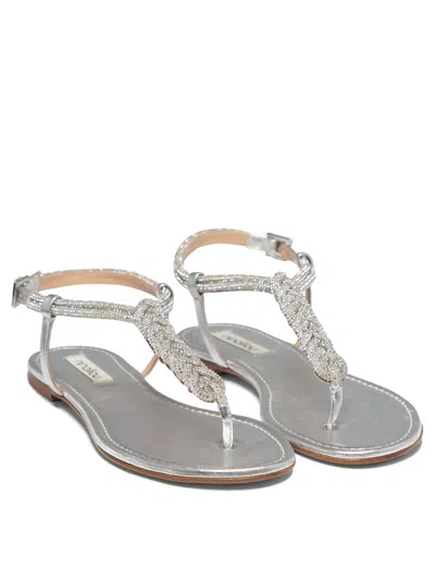 Ninalilou Leather Flat Sandal