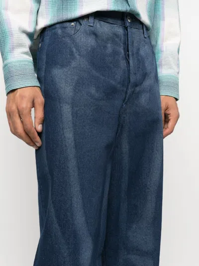 Off-white Skeleton Denim Bermuda Shorts