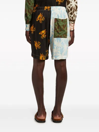 Palm Angels Patchwork Palms Shorts