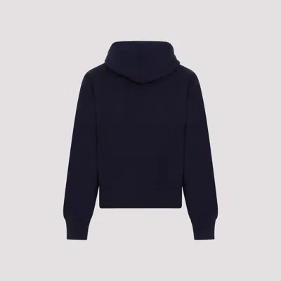 Saint Laurent Navy Blue Marine Cotton Hoodie