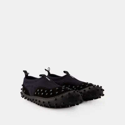 Sunnei 1000chiodi Stud-embellished Leather Sneakers