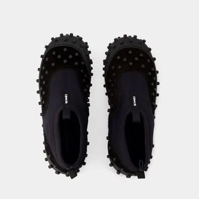 Sunnei 1000chiodi Stud-embellished Leather Sneakers