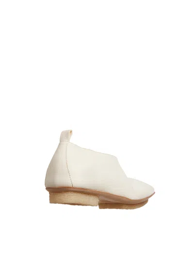 Uma Wang Asymmetric-toe Leather Ballerina Shoes