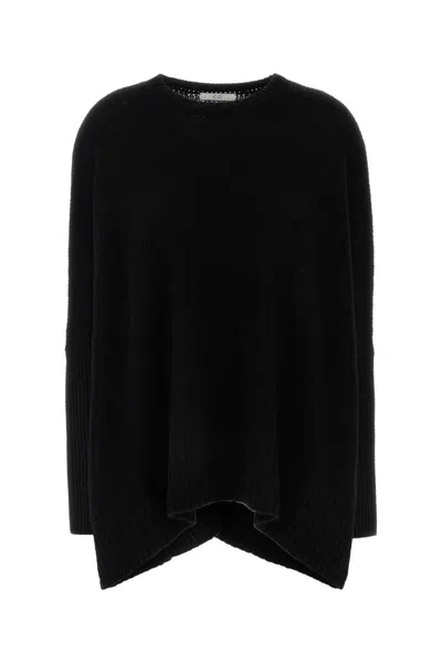 Co Maglione Oversize In Cashmere Nero  Donna In Black