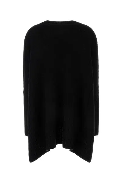 Co Maglione Oversize In Cashmere Nero  Donna In Black