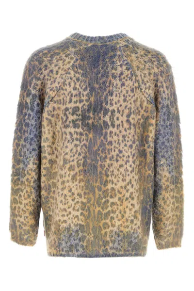 Diesel Men Printed Cotton Blend Cardigan In Printed