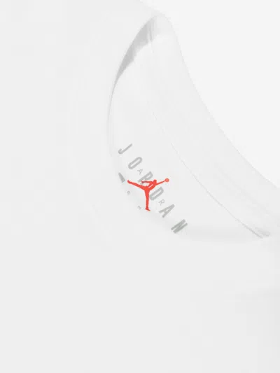 Jordan Boys Jumpman Air Embroidered T-shirt In White