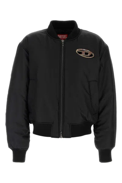 Shop Diesel Jackets In Black