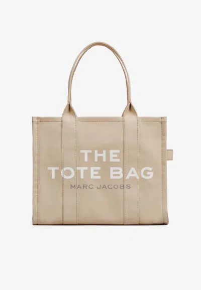 Marc Jacobs The Large Canvas Tote Bag In Beige