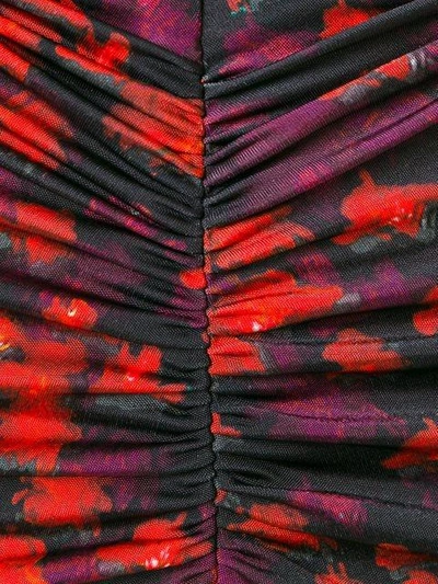 Shop Givenchy Abstract Print Skirt - Red