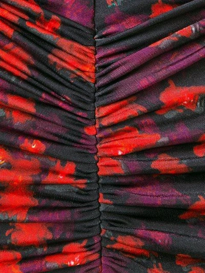 Givenchy Abstract Print Skirt In Red