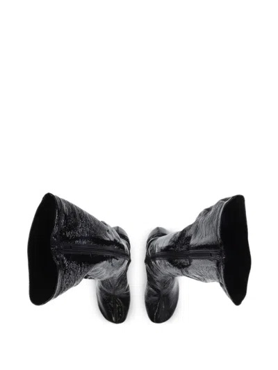 Courrèges Oblique Strap Boot In Black