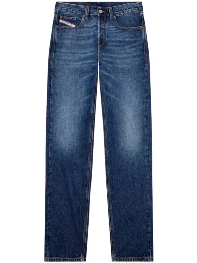 Diesel Jean Droit In Navy